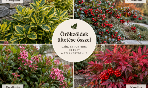 Örökzöldek ültetése ősszel: mely növényeket válasszuk a téli kerthez?
