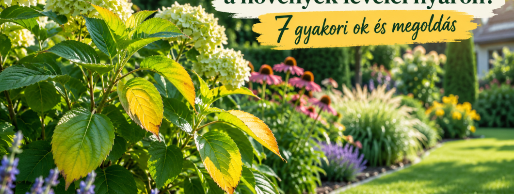 Miért sárgulnak a növények levelei nyáron? 7 gyakori ok és megoldás