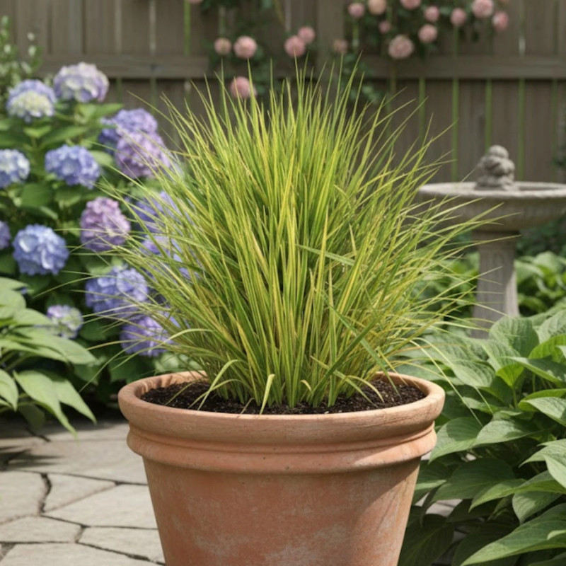 Alopecurus pratensis ‘Aureovariegatus’ - Réti ecsetpázsit