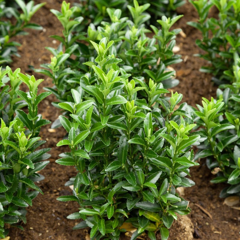 Euonymus japonicus „Green Spire” - Oszlopos kecskerágó 