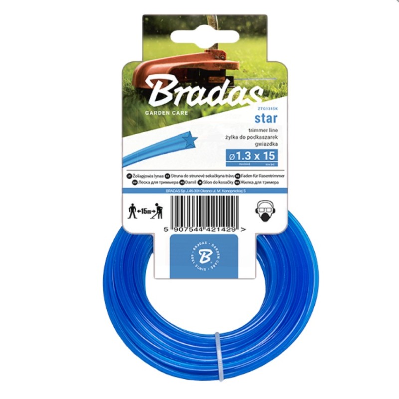 Fűkasza damil csillag 1.6 mm / 15 m