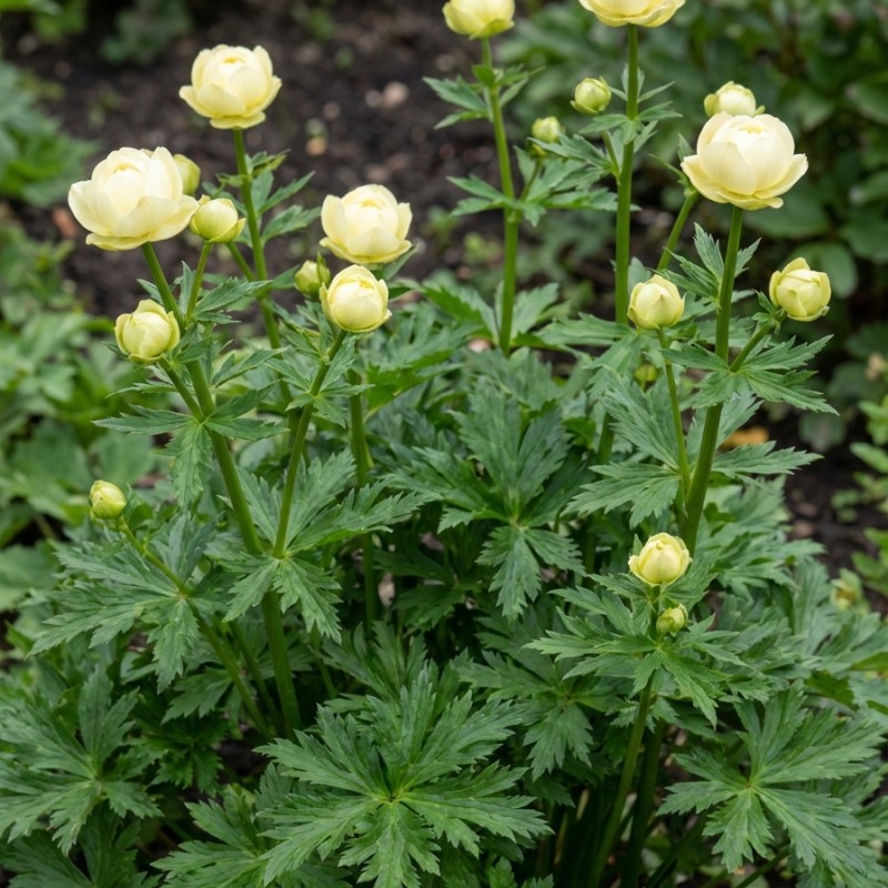 Trollius x cultorum ‘New Moon’ - Kerti zergeboglár